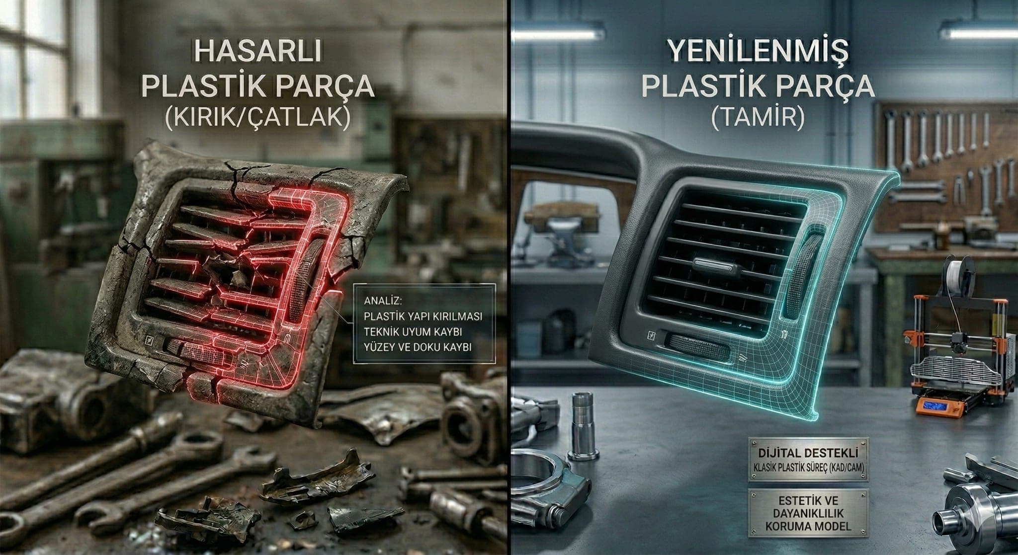 Plastik Trim & Parça Tamiri